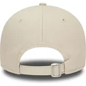 cappellino-curvo-beige-regolabile-9forty-team-outline-dei-new-york-yankees-mlb-di-new-era