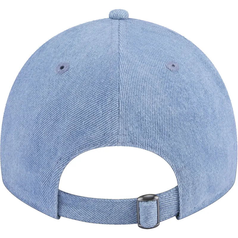 cappelli-curva-blu-cinghia-regolabile-9twenty-washed-denim-dei-atlanta-braves-mlb-di-new-era