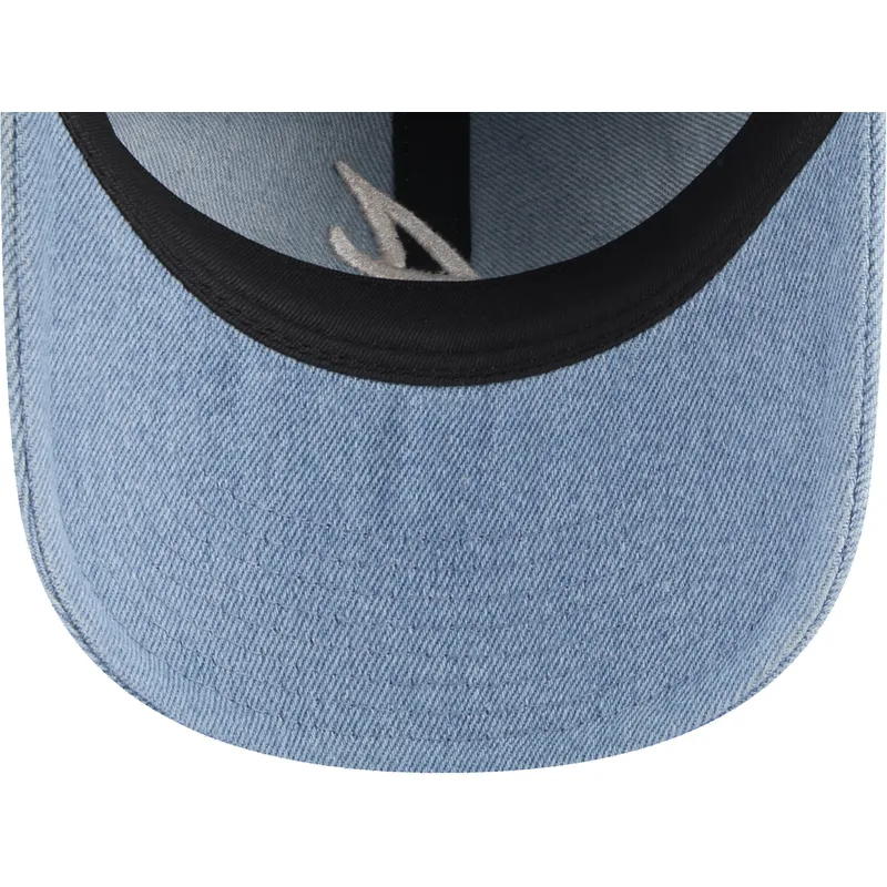 cappelli-curva-blu-cinghia-regolabile-9twenty-washed-denim-dei-atlanta-braves-mlb-di-new-era