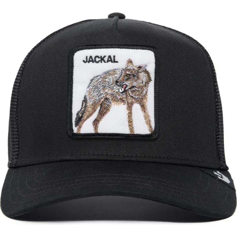 gorra-trucker-nera-chacal-jackal-the-farm-premium-di-goorin-bros