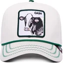 cappello-snapback-bianco-con-visiera-curva-cash-cow-100-the-farm-all-over-canvas-di-goorin-bros