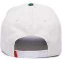 cappellino-visiera-curva-bianco-snapback-mucca-cash-cow-100-the-farm-all-over-canvas-di-goorin-bros