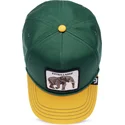 cappellino-visiera-curva-verde-e-giallo-snapback-elefante-extra-large-100-the-farm-all-over-canvas-di-goorin-bros