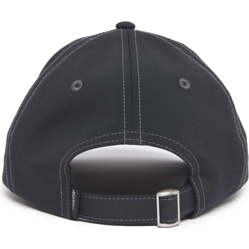 cappellino-curvo-nero-regolabile-farfalla-long-live-the-queen-the-farm-lady-balls-di-goorin-bros