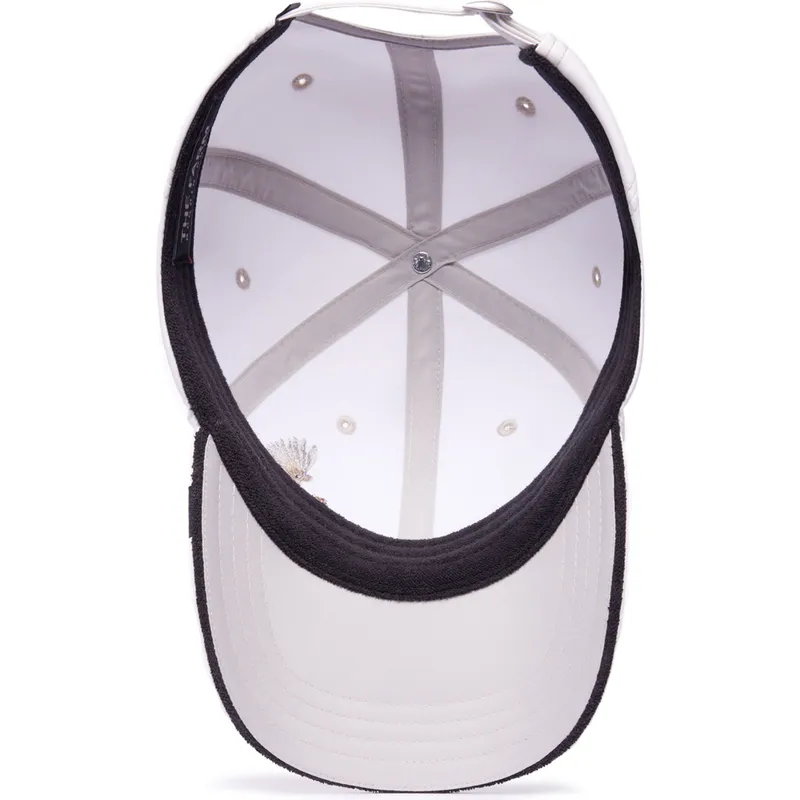 cappellino-curvo-bianco-regolabile-colomba-2-blessed-2-b-stressed-the-farm-lady-balls-di-goorin-bros