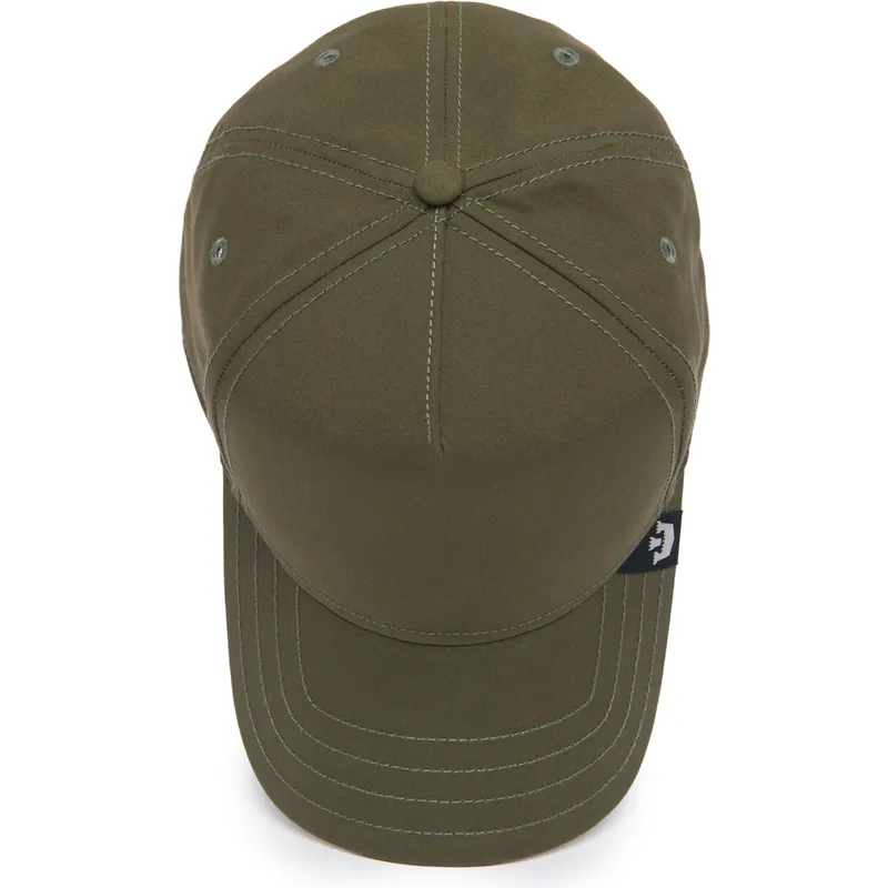 cappellino-curvo-verde-snapback-the-farm-nude-di-goorin-bros