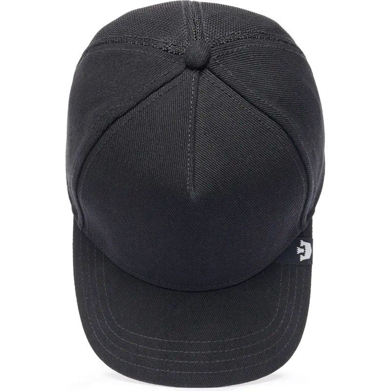 cappellino-nero-snapback-the-farm-nude-denim-di-goorin-bros