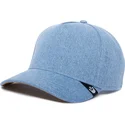 cappello-snapback-blu-curvo-the-farm-nude-denim-di-goorin-bros