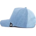 cappello-snapback-blu-curvo-the-farm-nude-denim-di-goorin-bros