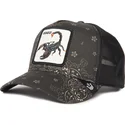 cappellino-trucker-nero-scorpione-deadly-diamonds-and-pearls-the-farm-paisley-di-goorin-bros