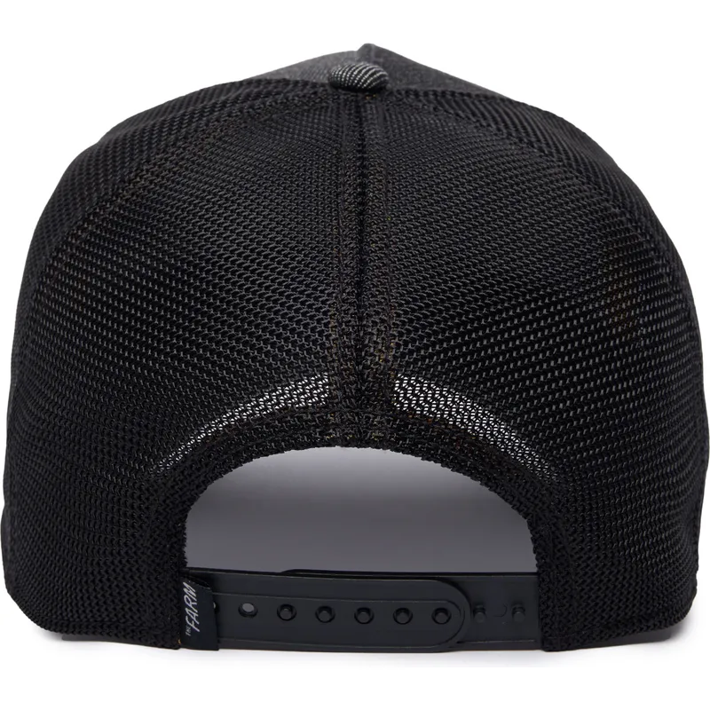 cappellino-trucker-nero-gallo-silky-cock-the-farm-silky-roots-di-goorin-bros