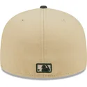cappello-a-visiera-piatta-marrone-e-verde-chiuso-59fifty-team-landscape-dei-new-york-yankees-mlb-di-new-era