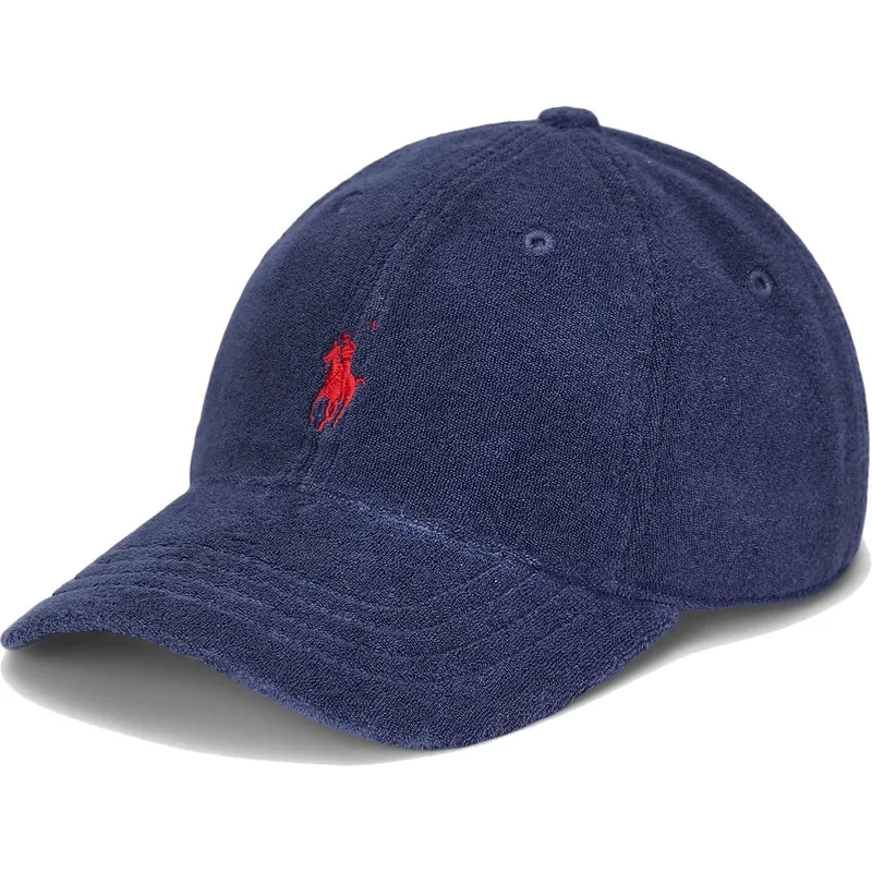 cappelli-curva-blu-marino-cinghia-regolabile-di-polo-ralph-lauren