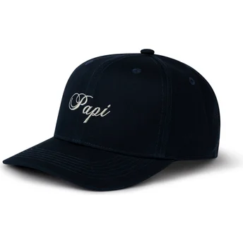 Cappellino snapback blu navy con visiera curva Papi di Pica Pica