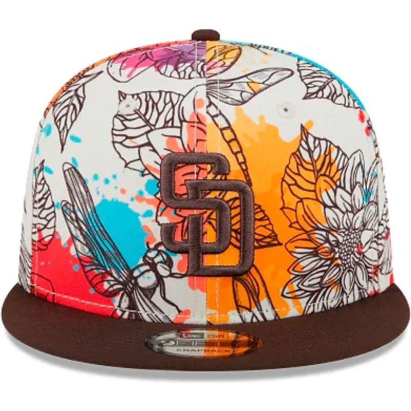 cappelli-piatta-multicolore-snapback-9fifty-spring-dei-san-diego-padres-mlb-di-new-era