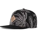 snapback-nero-a-visiera-piatta-aloha-couch-di-djinns