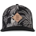snapback-nero-a-visiera-piatta-aloha-couch-di-djinns