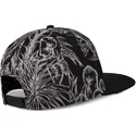 snapback-nero-a-visiera-piatta-aloha-couch-di-djinns