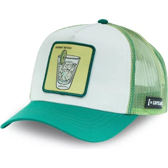 Capslab Skinny Bitch SKI Cocktails Green Trucker Hat