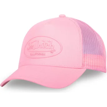 Cappello trucker rosa LOG03 di Von Dutch