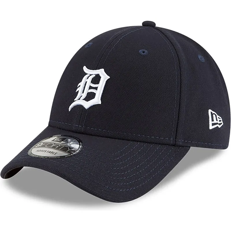 cappellino-visiera-curva-blu-marino-regolabile-9forty-the-league-di-detroit-tigers-mlb-di-new-era