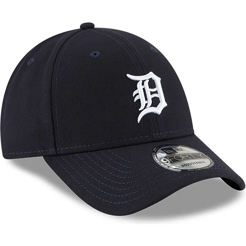 cappellino-visiera-curva-blu-marino-regolabile-9forty-the-league-di-detroit-tigers-mlb-di-new-era