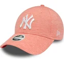 cappellino-curvo-rosa-regolabile-da-donna-9forty-jersey-dei-new-york-yankees-mlb-di-new-era