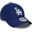 cappelli-curva-blu-cinghia-regolabile-9forty-diamond-era-essential-dei-los-angeles-dodgers-mlb-di-new-era