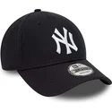 cappellino-curvo-blu-marino-regolabile-9forty-diamond-era-essential-dei-new-york-yankees-mlb-di-new-era