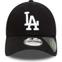 cappellino-curvo-nero-regolabile-9forty-repreve-league-essential-los-angeles-dodgers-mlb-di-new-era