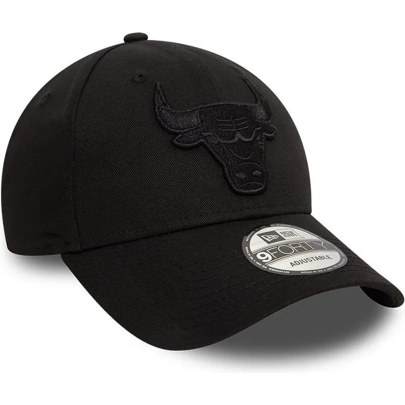 cappellino-curvo-nero-regolabile-con-logo-nero-9forty-essential-di-chicago-bulls-nba-di-new-era