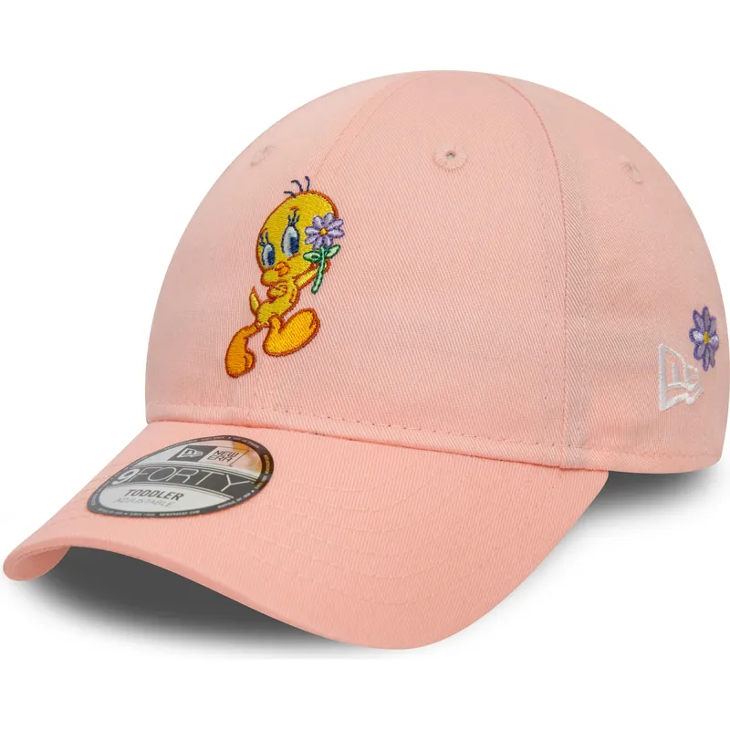 cappellino-curvo-rosa-regolabile-per-bambino-9forty-di-titti-looney-tunes-di-new-era