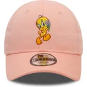cappellino-rosa-regolabile-per-bambino-9forty-di-titti-looney-tunes-di-new-era
