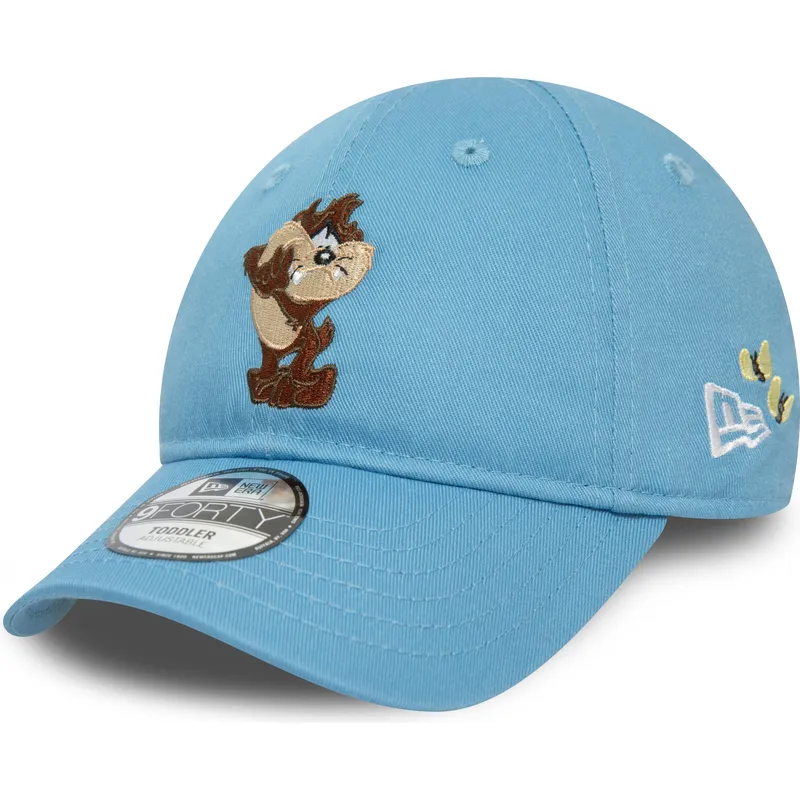 cappelli-curva-blu-cinghia-regolabile-per-bambino-9forty-de-diablo-dei-tasmania-looney-tunes-di-new-era