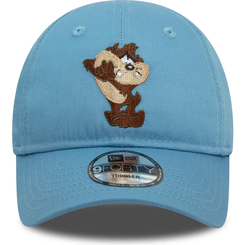 cappelli-curva-blu-cinghia-regolabile-per-bambino-9forty-de-diablo-dei-tasmania-looney-tunes-di-new-era