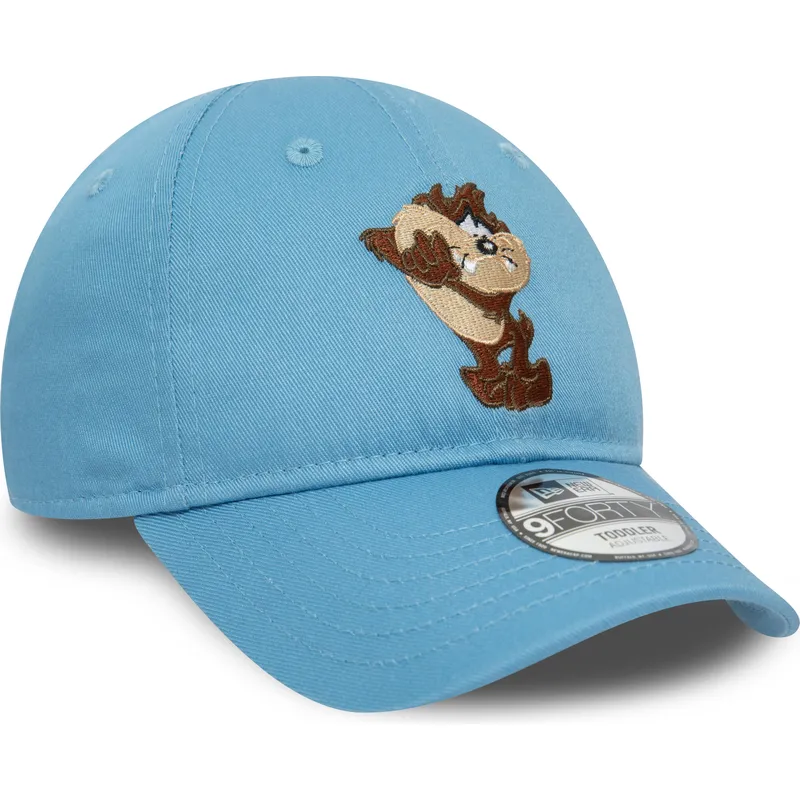cappelli-curva-blu-cinghia-regolabile-per-bambino-9forty-de-diablo-dei-tasmania-looney-tunes-di-new-era