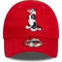 cappellino-curvo-rosso-regolabile-per-bambino-9forty-di-silvestro-looney-tunes-di-new-era