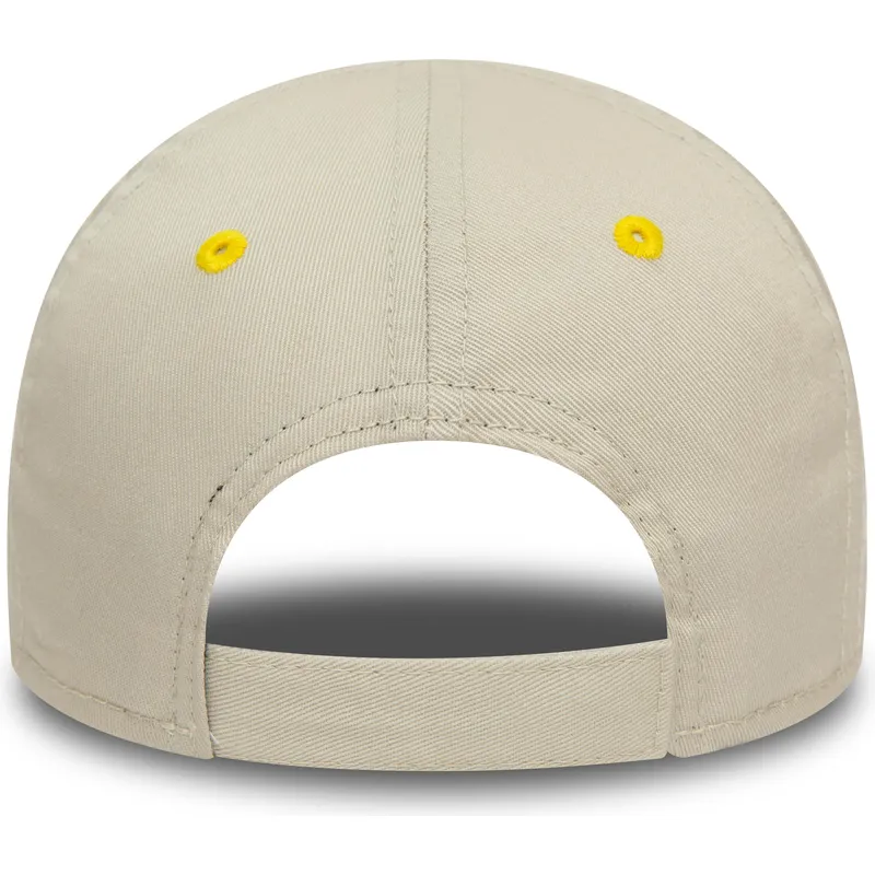 cappellino-curvo-beige-regolabile-per-bambino-9forty-character-pinguino-di-new-era