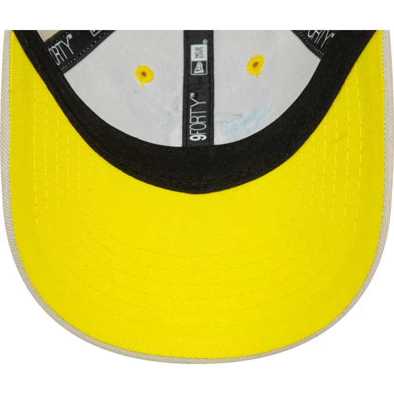 cappelli-curva-beige-cinghia-regolabile-per-bambino-9forty-character-dei-pinguino-di-new-era