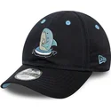 cappelli-curva-blu-marino-cinghia-regolabile-per-bambino-9forty-character-dei-tiburon-di-new-era