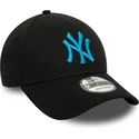 cappellino-curvo-nero-regolabile-con-logo-blu-9forty-league-essential-dei-new-york-yankees-mlb-di-new-era