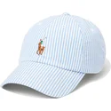 cappello-curvo-blu-e-bianco-regolabile-in-cotone-seersucker-di-polo-ralph-lauren