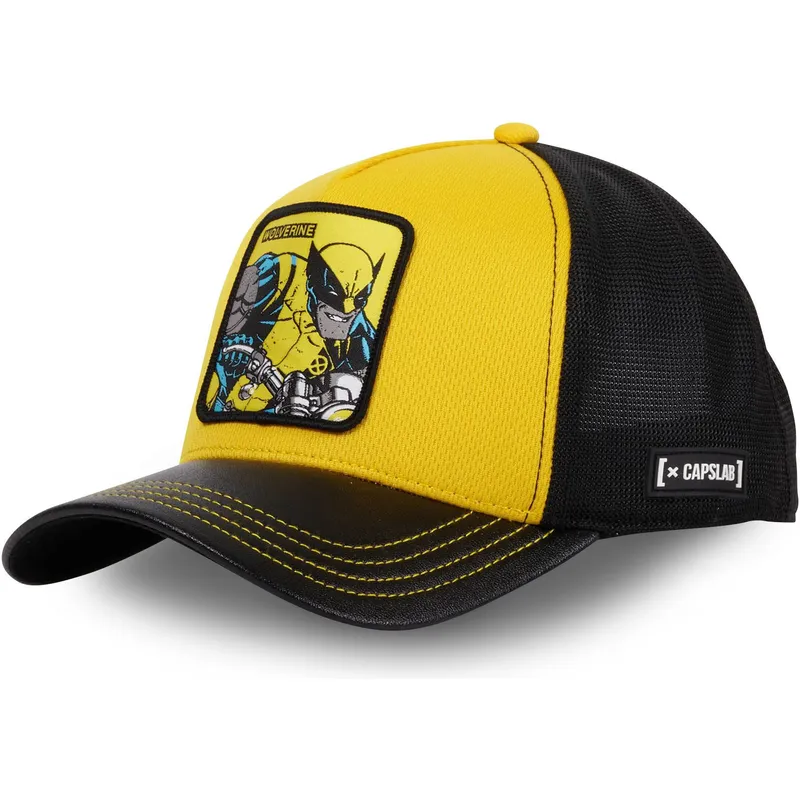 cappellino-trucker-giallo-e-nero-wolverine-log1-ct-marvel-comics-di-capslab