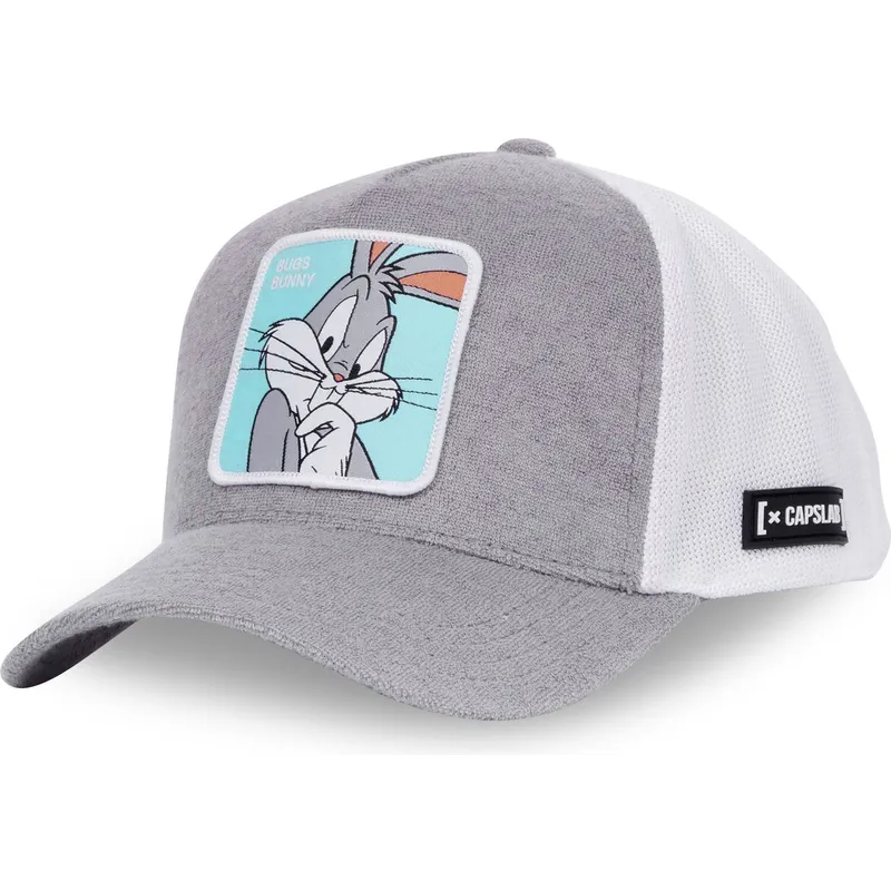 cappelli-curva-grigio-snapback-bugs-bunny-looney-tunes-di-capslab