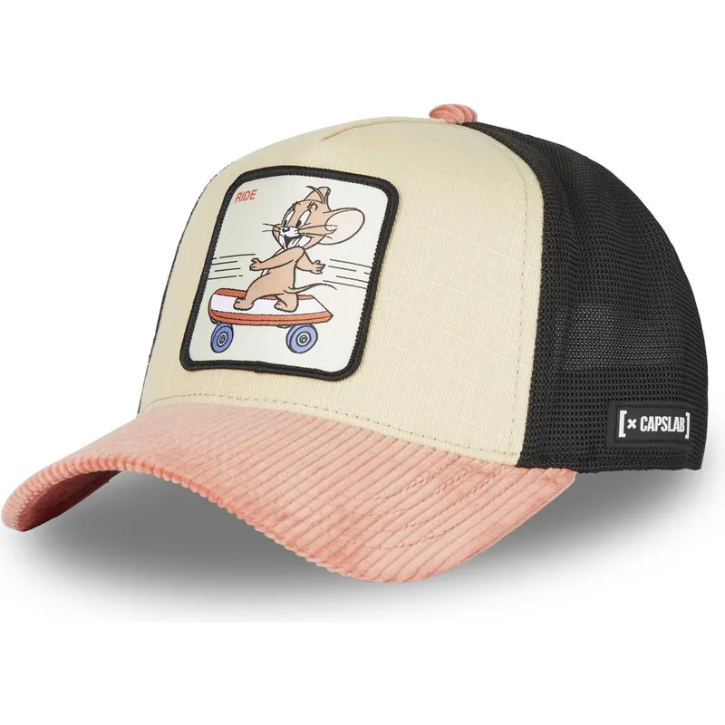 cappellino-trucker-multicolore-jerry-ride-rid-looney-tunes-di-capslab