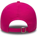 cappellino-visiera-curva-rosa-regolabile-per-bambino-9forty-essential-di-new-york-yankees-mlb-di-new-era