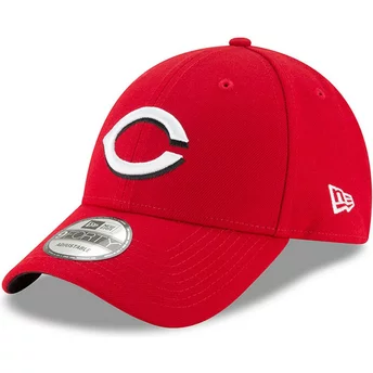 Cappellino visiera curva rosso regolabile 9FORTY The League di Cincinnati Reds MLB di New Era