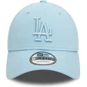 cappelli-curva-blu-cinghia-regolabile-claro-claro-9forty-league-essential-dei-los-angeles-dodgers-mlb-di-new-era