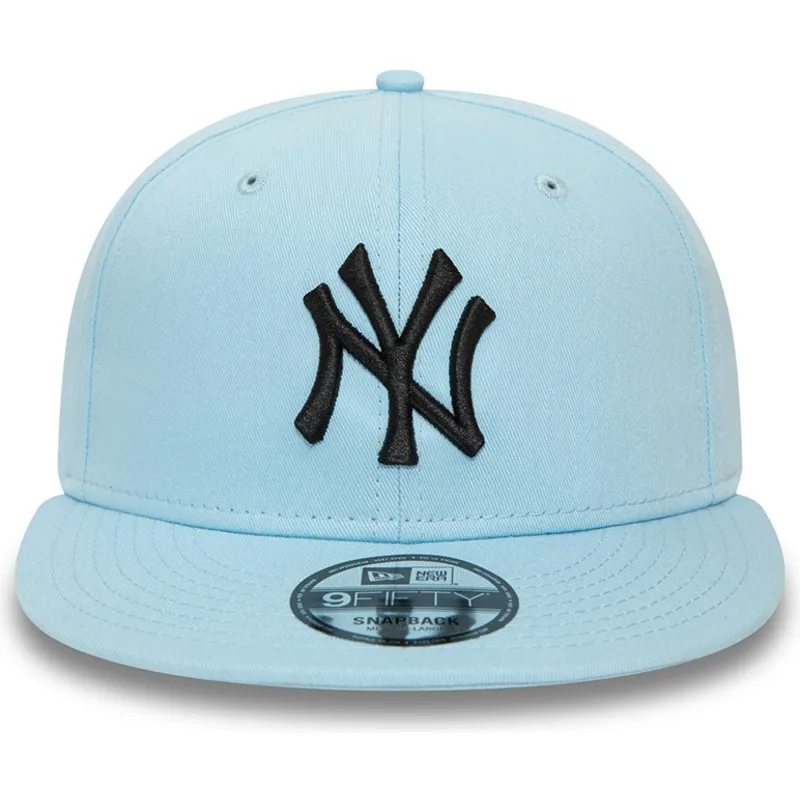 cappelli-piatta-blu-snapback-claro-negro-9fifty-league-essential-dei-new-york-yankees-mlb-di-new-era