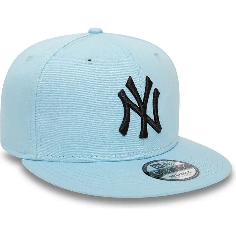 cappelli-piatta-blu-snapback-claro-negro-9fifty-league-essential-dei-new-york-yankees-mlb-di-new-era